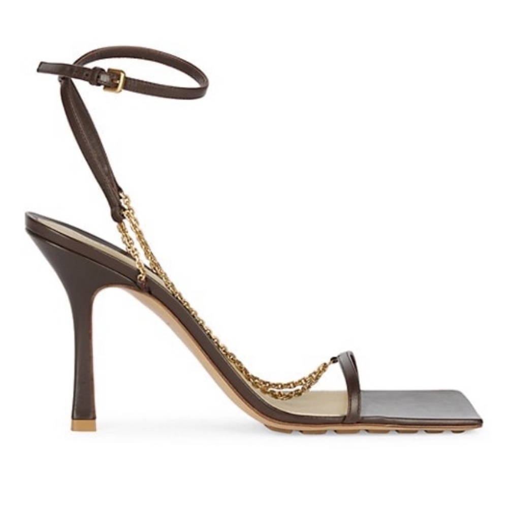 Bottega Veneta Stretch Chain Leather Sandals